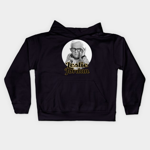 Leslie Jordan- Well sh*t Kids Hoodie by lordwand